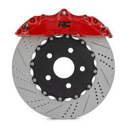 Brake Kit with Vented Discs, Rough Country, Jeep Wrangler 2018 - Present - EDK.ro