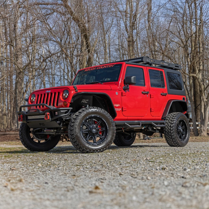 Brake Kit with Vented Discs, Rough Country, Jeep Wrangler 2018 - Present - EDK.ro