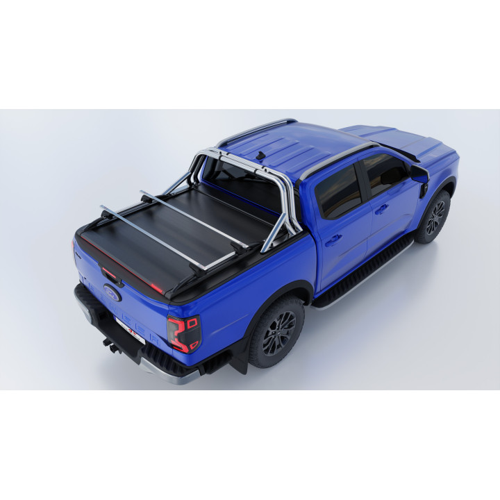 Electronically Assisted Roll Top Tonneau Bed Cover, Tessera 4x4 Roll+, Ford Ranger Limited Double Cab 2023 - Present - EDK.ro