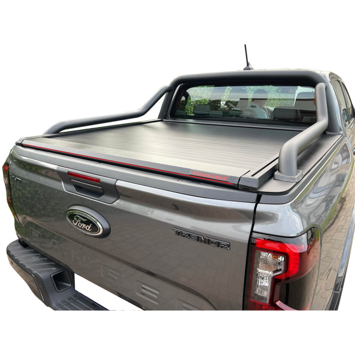 Electronically Assisted Roll Top Tonneau Bed Cover, Tessera 4x4 Roll+, Ford Ranger Limited Double Cab 2023 - Present - EDK.ro