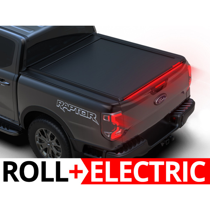 Închidere de Benă Tip Rulou Electric, Tessera 4x4 Roll+, Ford Ranger Raptor Cabină Dublă 2023 - Prezent - EDK.ro