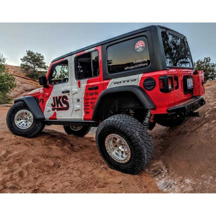 Rear Nitro Coilovers Fox with Conversion Kit, JKS Reservoir DSC Lift 2-5 Inch, Jeep Wrangler 2018 - Present - EDK.ro
