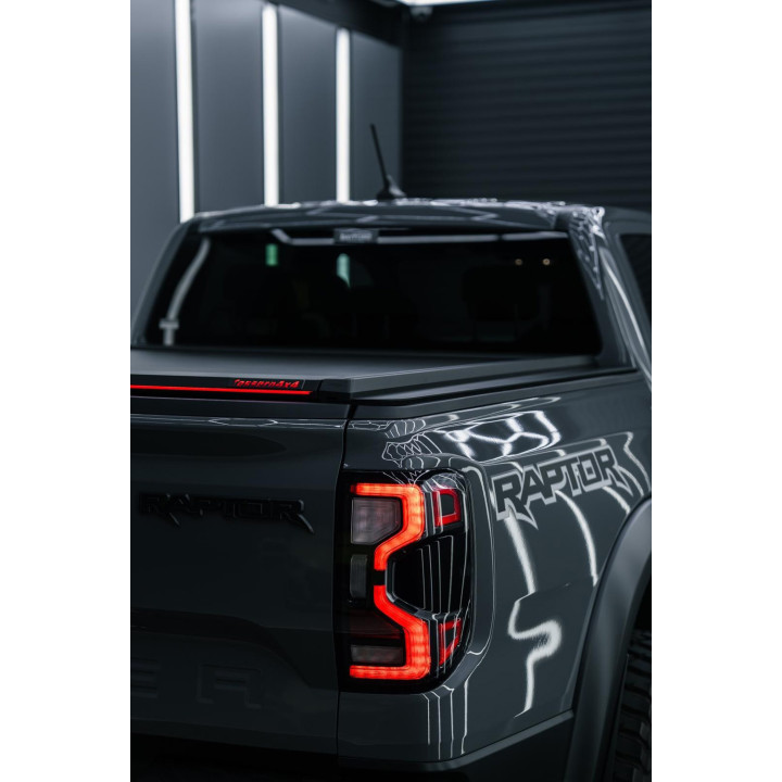 Electronically Assisted Roll Top Tonneau Bed Cover, Tessera 4x4 Roll+, Ford Ranger Raptor Double Cab 2023 - Present - EDK.ro