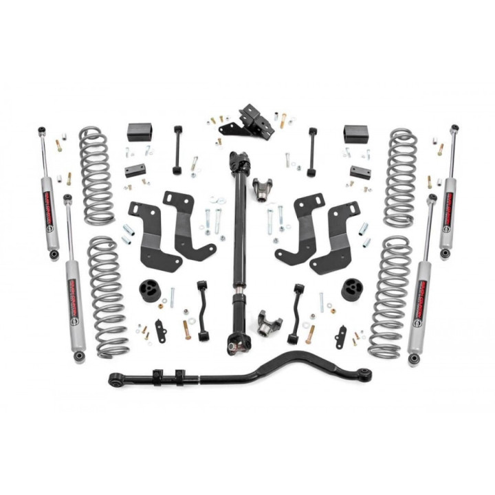 Lift Kit, Rough Country Lift 3.5 Inch, Jeep Wrangler 2018 - Present - EDK.ro