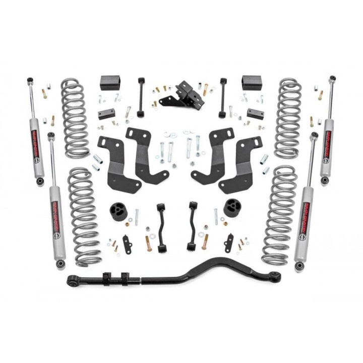 Lift Kit, Rough Country Lift 3.5 Inch, Jeep Wrangler 2018 - Present - EDK.ro