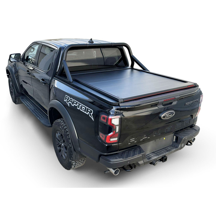 Electronically Assisted Roll Top Tonneau Bed Cover, Tessera 4x4 Roll+, Ford Ranger Raptor Double Cab 2023 - Present - EDK.ro