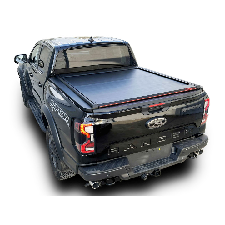 Electronically Assisted Roll Top Tonneau Bed Cover, Tessera 4x4 Roll+, Ford Ranger Raptor Double Cab 2023 - Present - EDK.ro