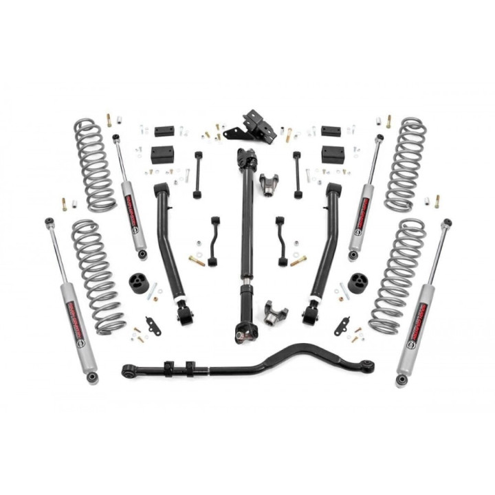Lift Kit, Rough Country Lift 3.5 Inch, Jeep Wrangler 2018 - Present - EDK.ro