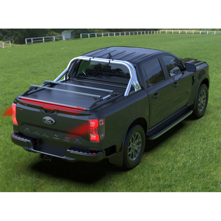 Electronically Assisted Roll Top Tonneau Bed Cover, Tessera 4x4 Roll+, Ford Ranger Raptor Double Cab 2023 - Present - EDK.ro