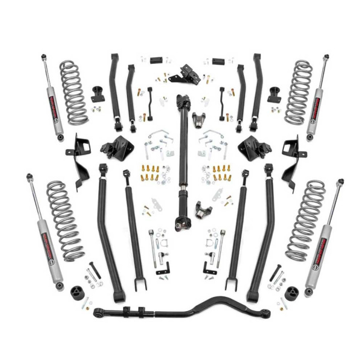 Kit Suspensie de Ridicare Braț Lung, Rough Country Lift 6 Inch, Jeep Wrangler 2018 - Prezent - EDK.ro