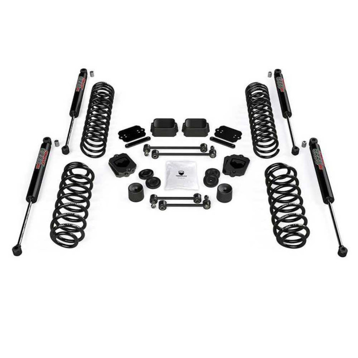 Suspension Lift Kit with 9550 Vss Shock Absorbers, TeraFlex Lift 2.5 Inch, Jeep Wrangler 2018 - Present - EDK.ro