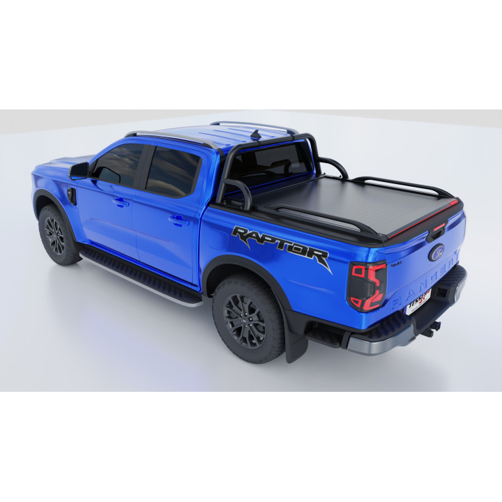 Electronically Assisted Roll Top Tonneau Bed Cover, Tessera 4x4 Roll+, Ford Ranger Raptor Double Cab 2023 - Present - EDK.ro