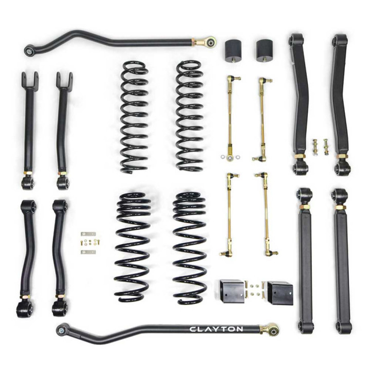 Suspension Lift Kit Overland+, Clayton Off Road 392 Lift 2 Inch, Jeep Wrangler 2018 - Present - EDK.ro