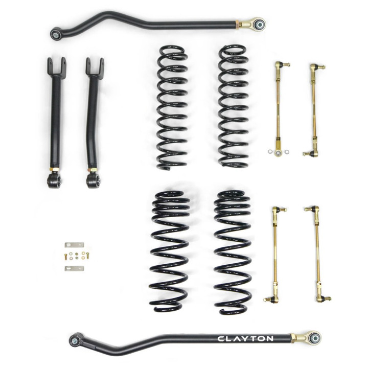 Kit Suspensie de Ridicare Ride Right+, Clayton Off Road 392 Lift 2 Inch, Jeep Wrangler 2018 - Prezent - EDK.ro