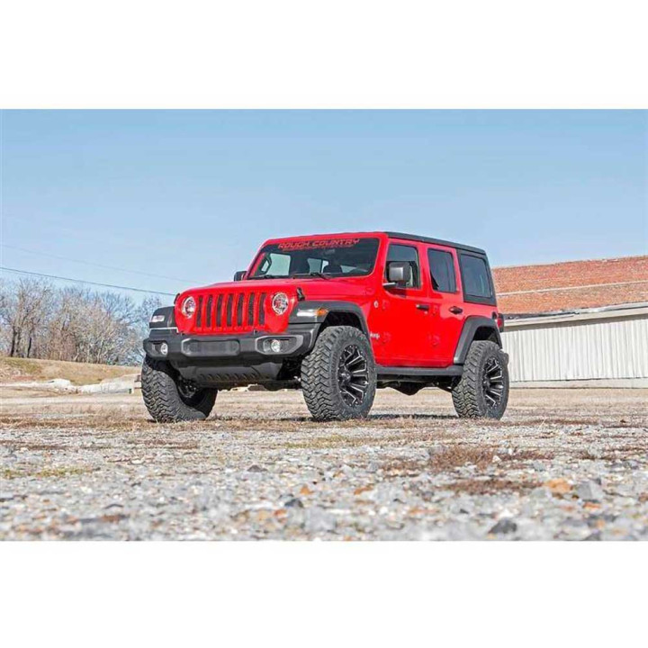 Suspension Lift Kit, Rough Country Lift 2.5 Inch, Jeep Wrangler 2018 - Present - EDK.ro
