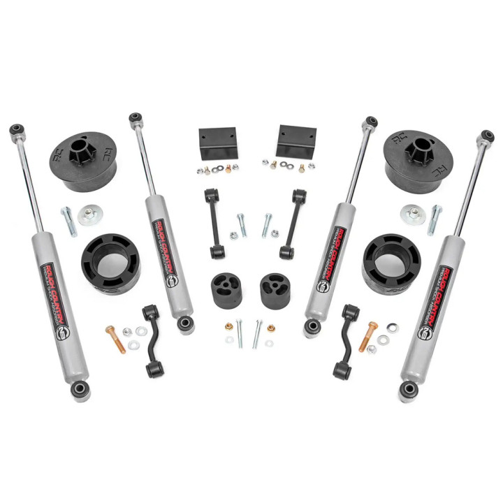 Kit Suspensie de Ridicare, Rough Country Lift 2.5 Inch, Jeep Wrangler 2018 - Prezent - EDK.ro