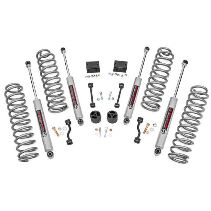 Suspension Lift Kit, Rough Country Lift 2.5 Inch, Jeep Wrangler 2018 - Present - EDK.ro