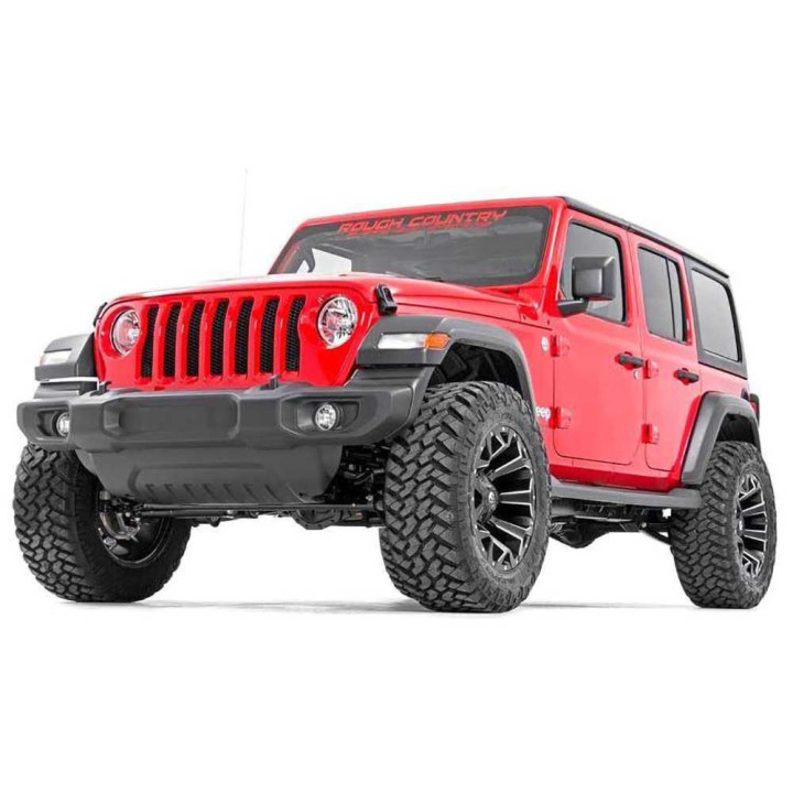 Suspension Lift Kit, Rough Country Lift 2.5 Inch, Jeep Wrangler 2018 - Present - EDK.ro