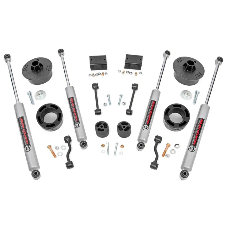 Kit Suspensie de Ridicare, Rough Country 2024 Lift 2.5 Inch, Jeep Wrangler 2018 - Prezent - EDK.ro