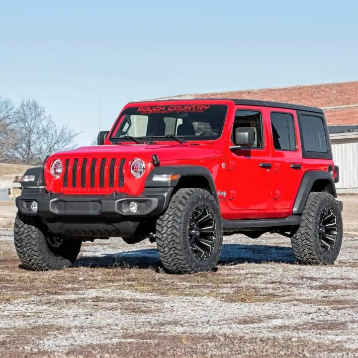 Suspension Lift Kit, Rough Country 2024 Lift 2.5 Inch, Jeep Wrangler 2018 - Present - EDK.ro