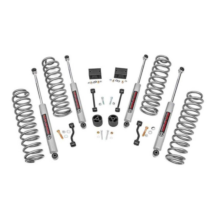 Suspension Lift Kit, Rough Country 2024 Lift 2.5 Inch, Jeep Wrangler 2018 - Present - EDK.ro