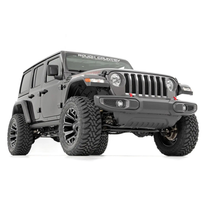 Suspension Lift Kit, Rough Country 2024 Lift 2.5 Inch, Jeep Wrangler 2018 - Present - EDK.ro