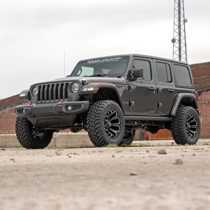 Suspension Lift Kit, Rough Country 2024 Lift 2.5 Inch, Jeep Wrangler 2018 - Present - EDK.ro