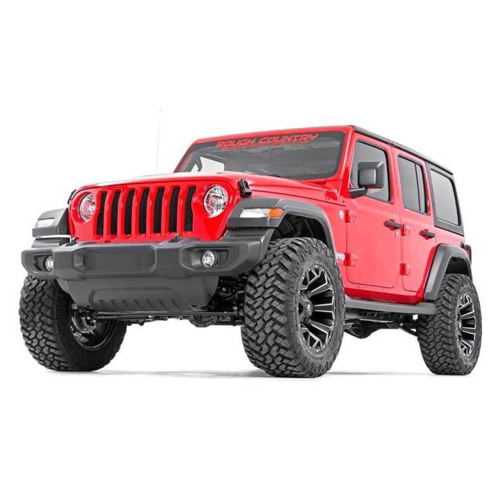 Suspension Lift Kit, Rough Country 2024 Lift 2.5 Inch, Jeep Wrangler 2018 - Present - EDK.ro