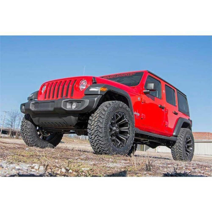 Kit Suspensie de Ridicare, Rough Country 2024 Lift 2.5 Inch, Jeep Wrangler 2018 - Prezent - EDK.ro