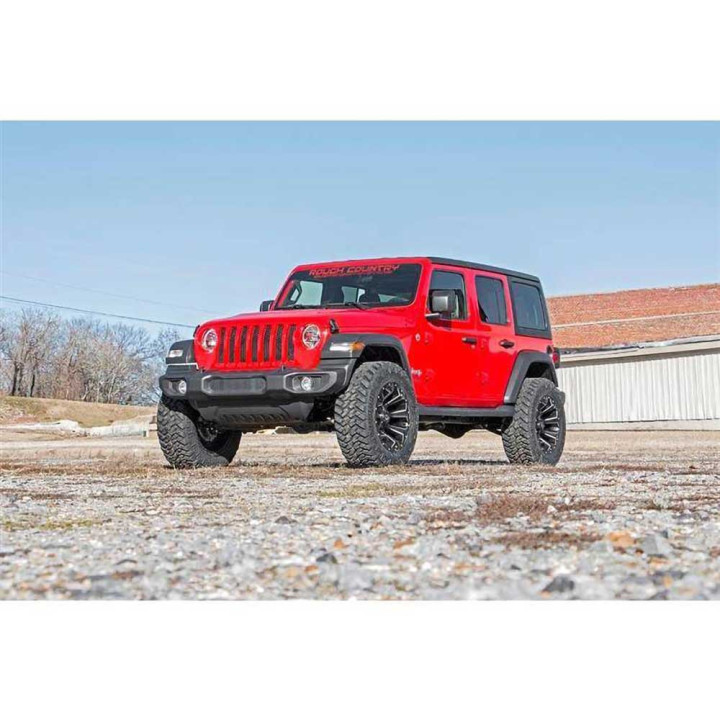 Suspension Lift Kit, Rough Country Rubicon Lift 2.5 Inch, Jeep Wrangler 2018 - Present - EDK.ro