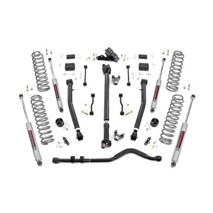 Kit Suspensie de Ridicare, Rough Country Rubicon Lift 3.5 Inch, Jeep Wrangler 2018 - Prezent - EDK.ro