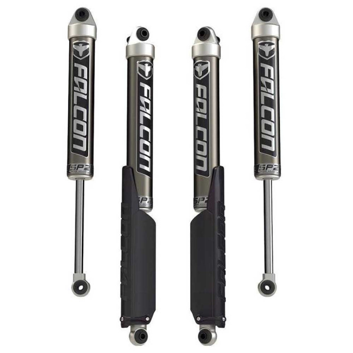 Set Amortizoare, TeraFlex Falcon Series SP2 2.1 Monotube Lift 0-1.5 Inch, Jeep Wrangler 2018 - Prezent - EDK.ro