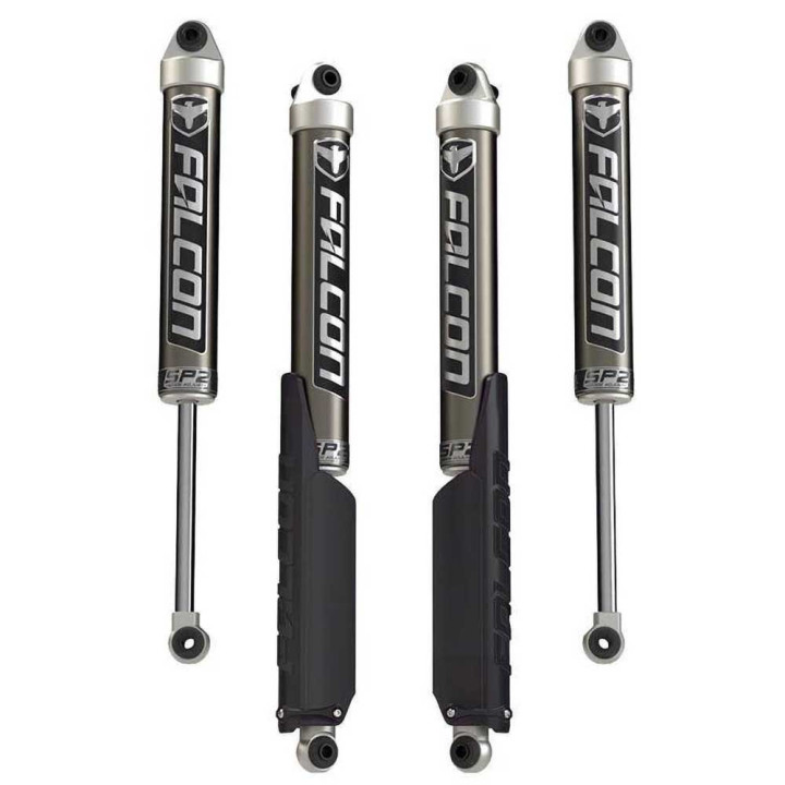 Shocks Set, TeraFlex Falcon Series SP2 2.1 Series Monotube Lift 2-3.5 Inch, Jeep Wrangler 2018 - Present - EDK.ro