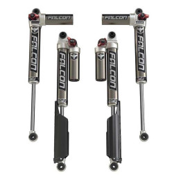 Shocks Set, TeraFlex Falcon Series SP2 3.3 Fast Adjust Piggyback Petrol Lift 0-1.5 Inch, Jeep Wrangler 2018 - Present - EDK.ro