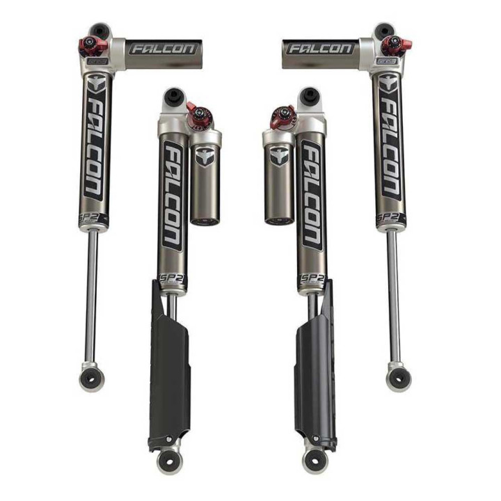 Set Amortizoare, TeraFlex Falcon Series SP2 3.3 Fast Adjust Piggyback Benzină Lift 0-1.5 Inch, Jeep Wrangler 2018 - Prezent - ED