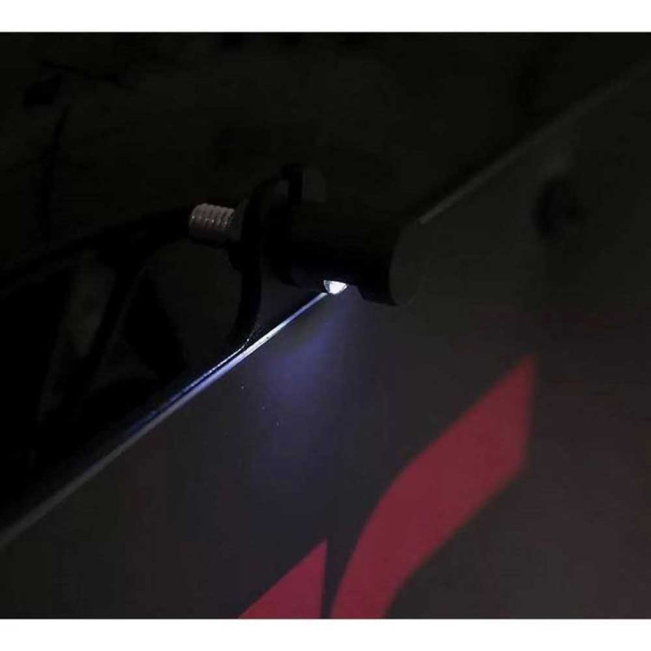 License Plate Relocation Adapter with LED Light, Rough Country, Jeep Wrangler 2018 - Present - EDK.ro