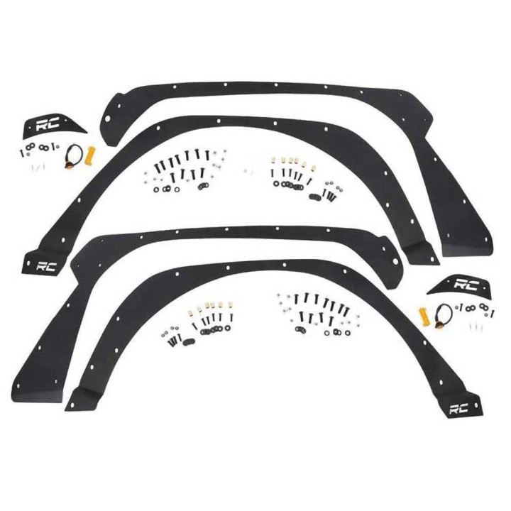 Kit de Ștergere Apărători Față și Spate, Rough Country, Jeep Wrangler 2018 - Prezent - EDK.ro