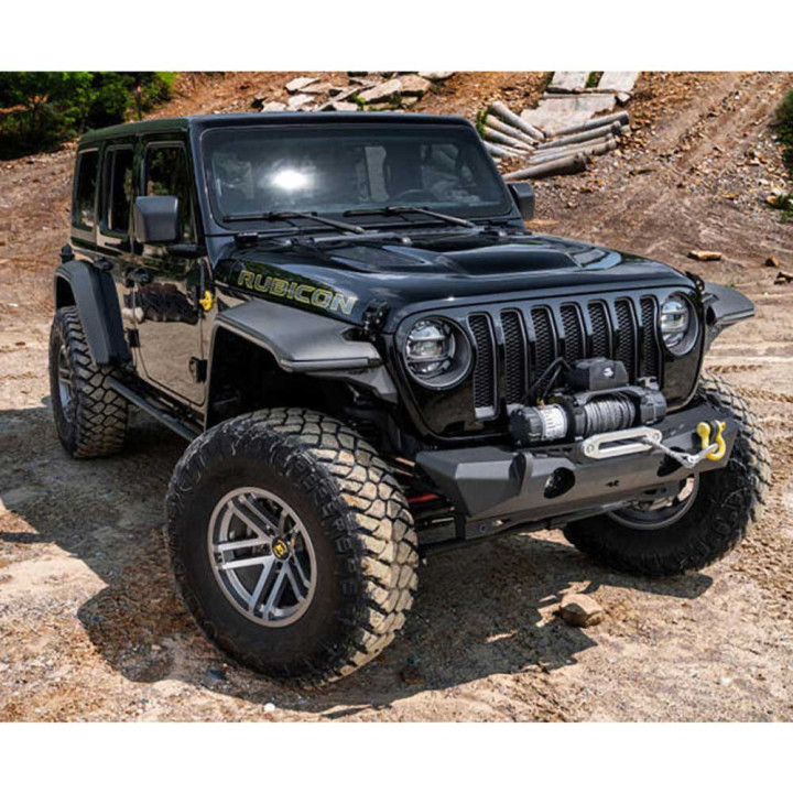 Front and Rear Fender Flares, Bushwacker HyperForm, Jeep Wrangler 2018 - Present - EDK.ro