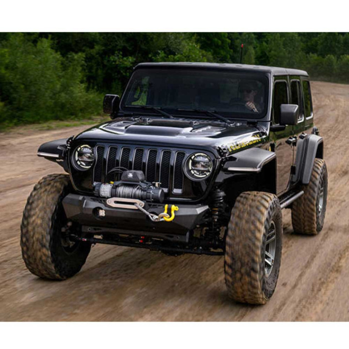 Front and Rear Fender Flares, Bushwacker HyperForm, Jeep Wrangler 2018 - Present - EDK.ro