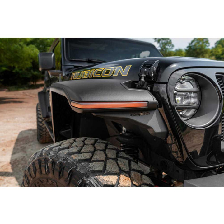 Front and Rear Fender Flares, Bushwacker HyperForm, Jeep Wrangler 2018 - Present - EDK.ro