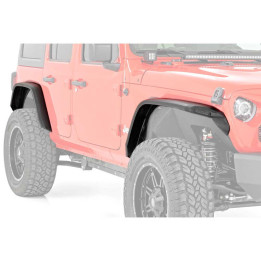 Front and Rear Fender Flares, Rough Country LED Flat, Jeep Wrangler 2018 - Present - EDK.ro