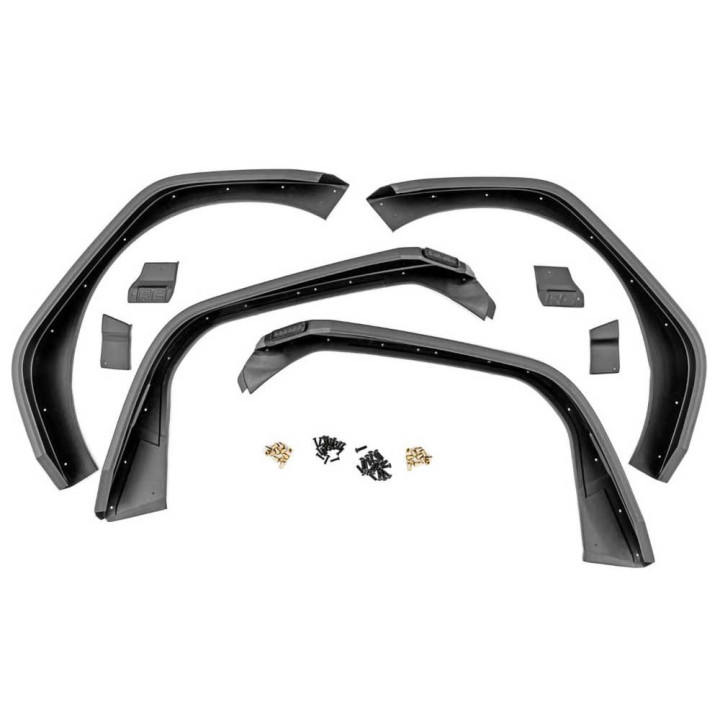 Extensii Aripi Față și Spate, Rough Country LED Flat, Jeep Wrangler 2018 - Prezent - EDK.ro