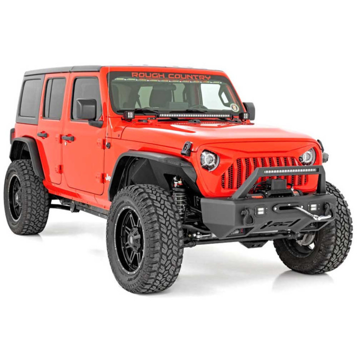 Extensii Aripi Față și Spate, Rough Country LED Flat, Jeep Wrangler 2018 - Prezent - EDK.ro