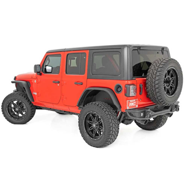Extensii Aripi Față și Spate, Rough Country LED Flat, Jeep Wrangler 2018 - Prezent - EDK.ro