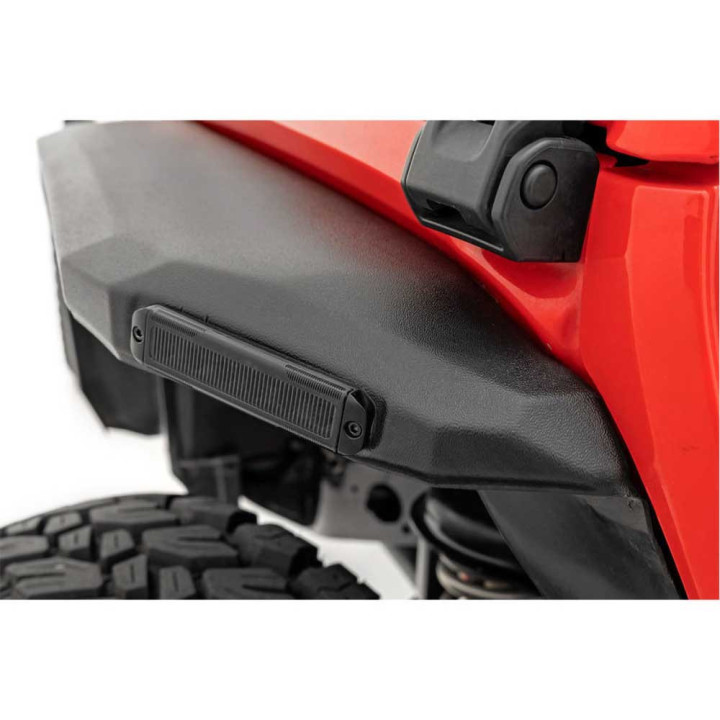 Front and Rear Fender Flares, Rough Country LED Flat, Jeep Wrangler 2018 - Present - EDK.ro