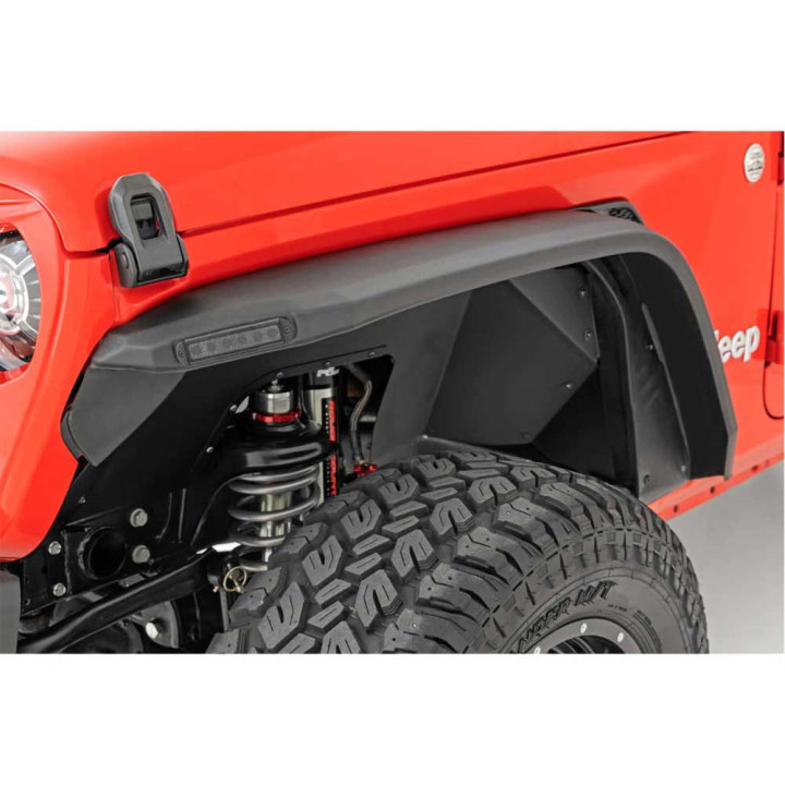 Extensii Aripi Față și Spate, Rough Country LED Flat, Jeep Wrangler 2018 - Prezent - EDK.ro