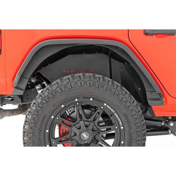 Front and Rear Fender Flares, Rough Country LED Flat, Jeep Wrangler 2018 - Present - EDK.ro