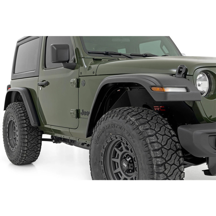 Front and Rear Fender Flares, Rough Country WF1, Jeep Wrangler 2018 - Present - EDK.ro