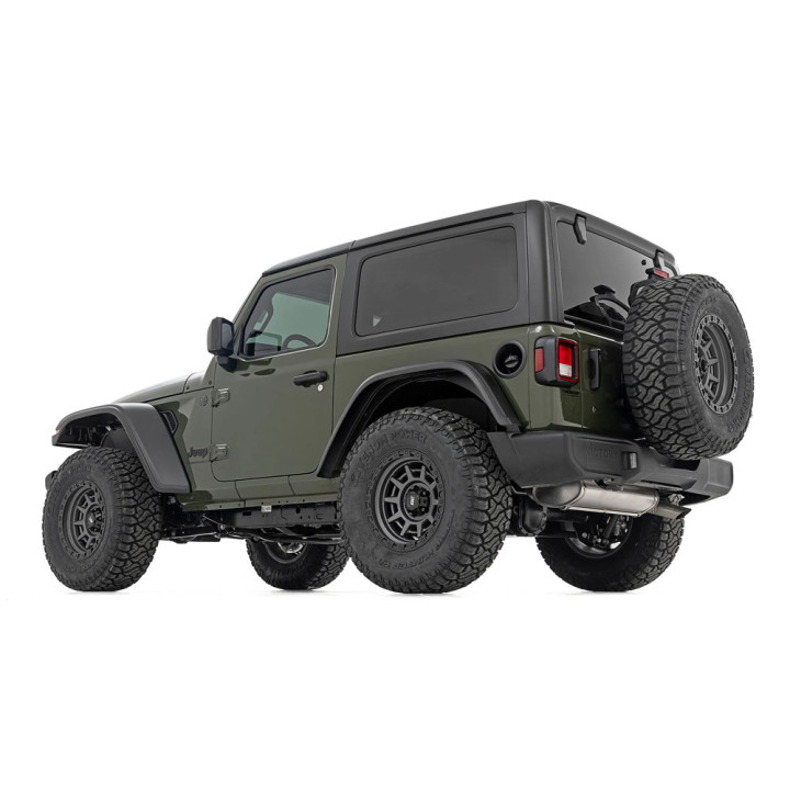 Front and Rear Fender Flares, Rough Country WF1, Jeep Wrangler 2018 - Present - EDK.ro