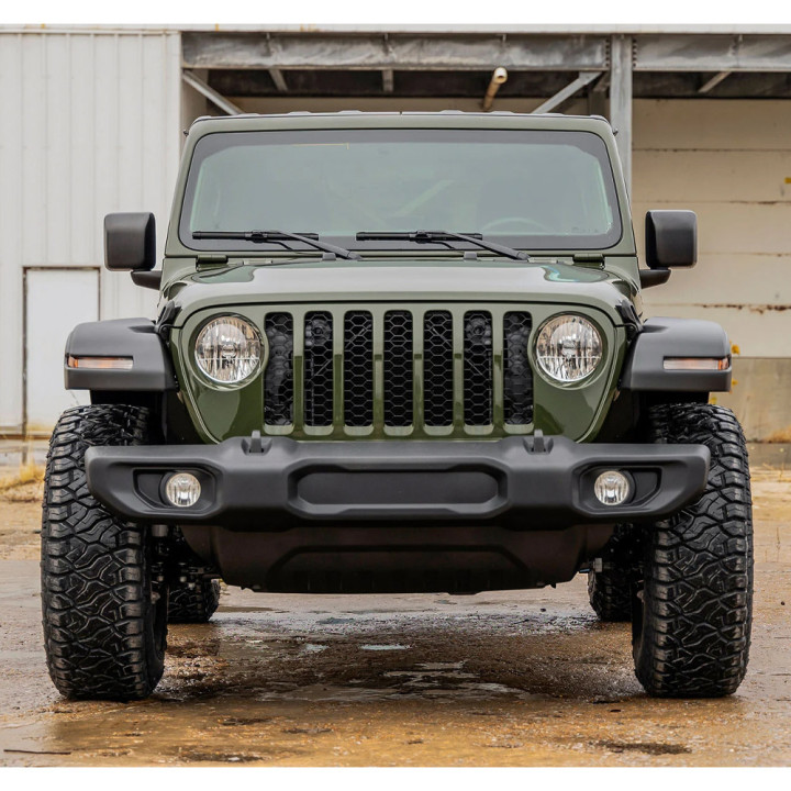 Front and Rear Fender Flares, Rough Country WF1, Jeep Wrangler 2018 - Present - EDK.ro